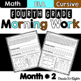 4th Grade Morning Work Math and ELA
