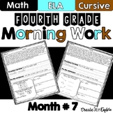 4th Grade Morning Work Math and ELA