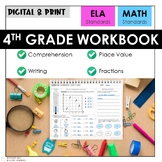4th Grade Morning Work - Math and Language Arts Review