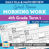 4th Grade Morning Work Term 1 •  Fourth Grade Spiral Revie