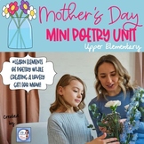 Mother's Day Poetry Unit + Keepsake for Upper Elementary