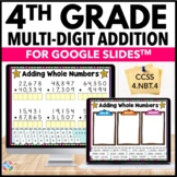 4th Grade Multi-Digit Addition With Regrouping - Math Work