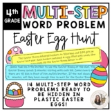 4th Grade Multi-Step Word Problem Easter Egg Hunt Activity