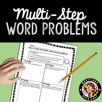 Preview of 4th Grade Multi Step Word Problems