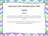 4th Grade Multiplication Common Core Task Cards 4.NBT.5