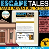 4th Grade Multiplication | Digital Escape Tale for Google 