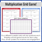 4th Grade Multiplication Grid Game