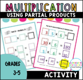 4th Grade Multiplication Partial Products Activity