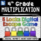 4th Grade Multiplication Review | 5 Locks Escape Game | Bo