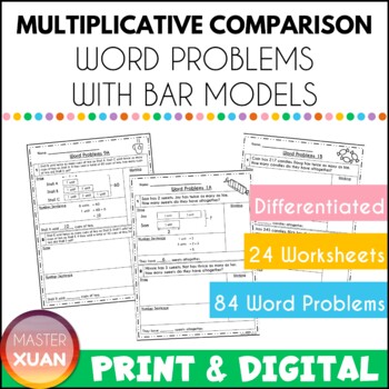 Preview of 4th Grade Multiplicative Comparison Word Problems