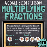 4th Grade Multiply Fractions by Whole Numbers Google Slide