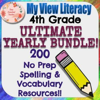 Preview of 4th Grade My View Literacy YEARLY BUNDLE! Resources for Every Story of the Year!