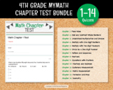 4th Grade MyMath Chapter Test Bundle
