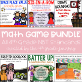 4th Grade NBT Math Stations | 4th Grade Games NBT BUNDLE