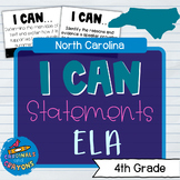 4th Grade NC ELA I Can Statements & Learning Targets for F