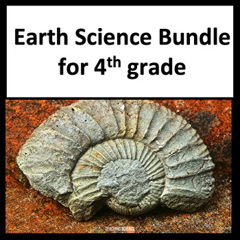 Preview of Earth Science For Fourth Grade - Earthquakes, Fossil Fuels, and Volcanoes