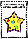 4th Grade NJSLA Writing Exemplars / Examples TEST PREP