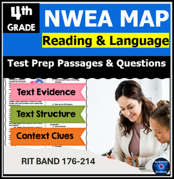 Preview of 4th Grade NWEA MAP Reading Test Prep Practice Questions, Context Clues 1