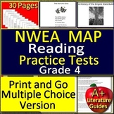 4th Grade NWEA MAP Reading Test Prep Bundle for Language Arts ELA