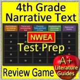 4th Grade NWEA MAP Reading Test Prep Reading Literature + Narrative Review Game