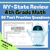 4th Grade NY State MATH TEST PREP Questions | Standards Al