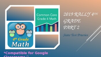 Preview of Test Prep - New York State Math test 4th Grade  Part 2