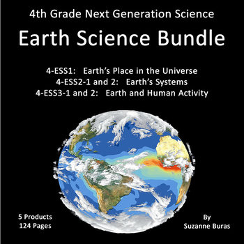 4th Grade Next Generation Science Earth Science Bundle by Suzanne's ...