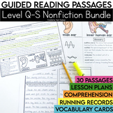 4th Grade Nonfiction Reading Passages Bundle | Level Q-S |