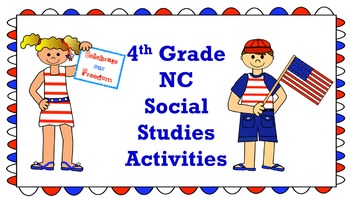 Preview of 4th Grade North Carolina State Government Activities