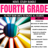 4th Grade Book Club Bundle: 10 Literature Circle Books Nov