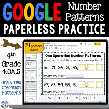 Preview of Growing Number Patterns Activity Worksheets 4th Grade Math Input Output Tables