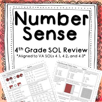 Preview of 4th Grade Number Sense SOL Review