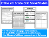 NOW DIGITAL PAGES - 4th Grade Ohio Social Studies - Entire Year