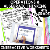 4th Grade Operations Algebraic Thinking Mini Lesson Homewo
