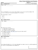 4th Grade Operations and Algebraic Thinking Do Nows