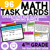 4th Grade Operations and Algebraic Thinking Task Card Bund