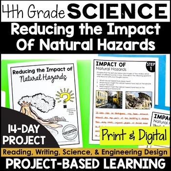 Preview of 4th Grade PBL Science | Impact of Natural Hazards | Engineering Design