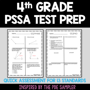 Preview of 4th Grade PSSA Test Prep