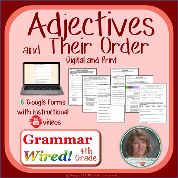 Preview of 4th Grade Part 21 Adjectives and Their Order