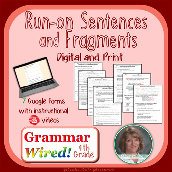 Preview of 4th Grade Part 5 Run-on Sentences and Fragments