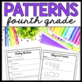 Shape & Number Patterns Worksheets, Addition, Multiplicati