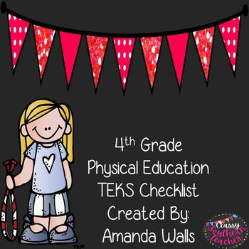 Preview of 4th Grade Physical Education TEKS Checklist