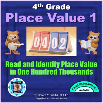 Preview of 4th Grade Place Value 1 - Introduction with numbers to 100,000 Powerpoint Lesson