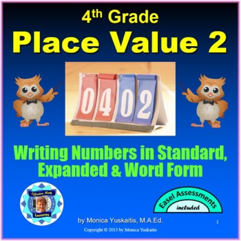 Preview of 4th Grade Place Value 2 - Word, Standard & Expanded Forms