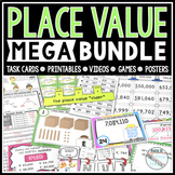 4th Grade Place Value Unit GROWING Bundle | Printable & Digital