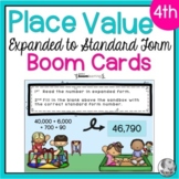 Place Value Boom Cards | Expanded to Standard Form | Dista