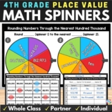 4th Grade Place Value Games - Review Comparing Numbers, Ro