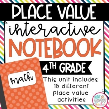 Preview of Place Value Interactive Notebook for 4th Grade
