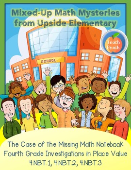 Preview of 4th Grade Place Value Math Mystery (4.NBT.1, 4.NBT.2, & 4.NBT.3)