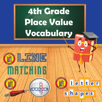 Preview of 4th Grade Place Value Vocabulary Bundle
